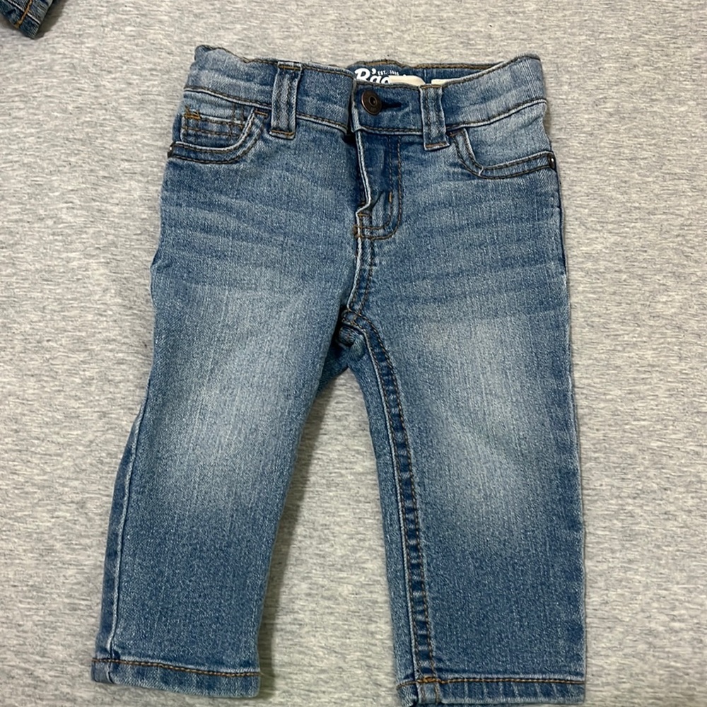 Straight leg jeans